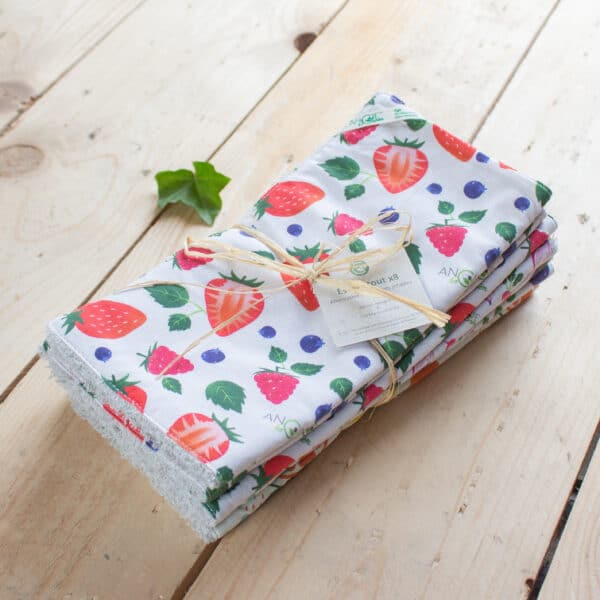 essuie-tout lavable en coton bio