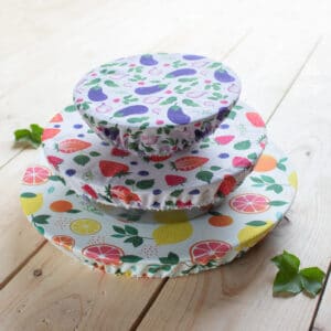 Trio de couvre plat en coton bio