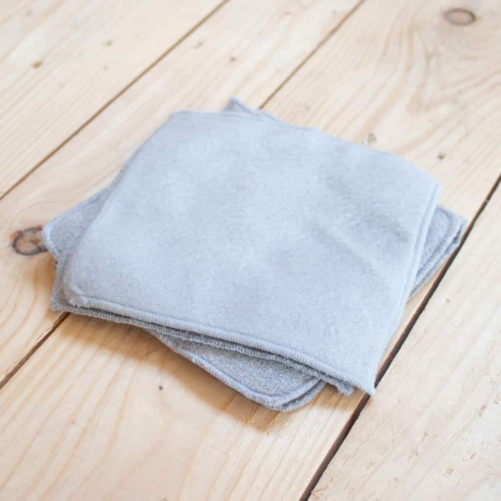 Lot de 5 lingettes bébé lavables