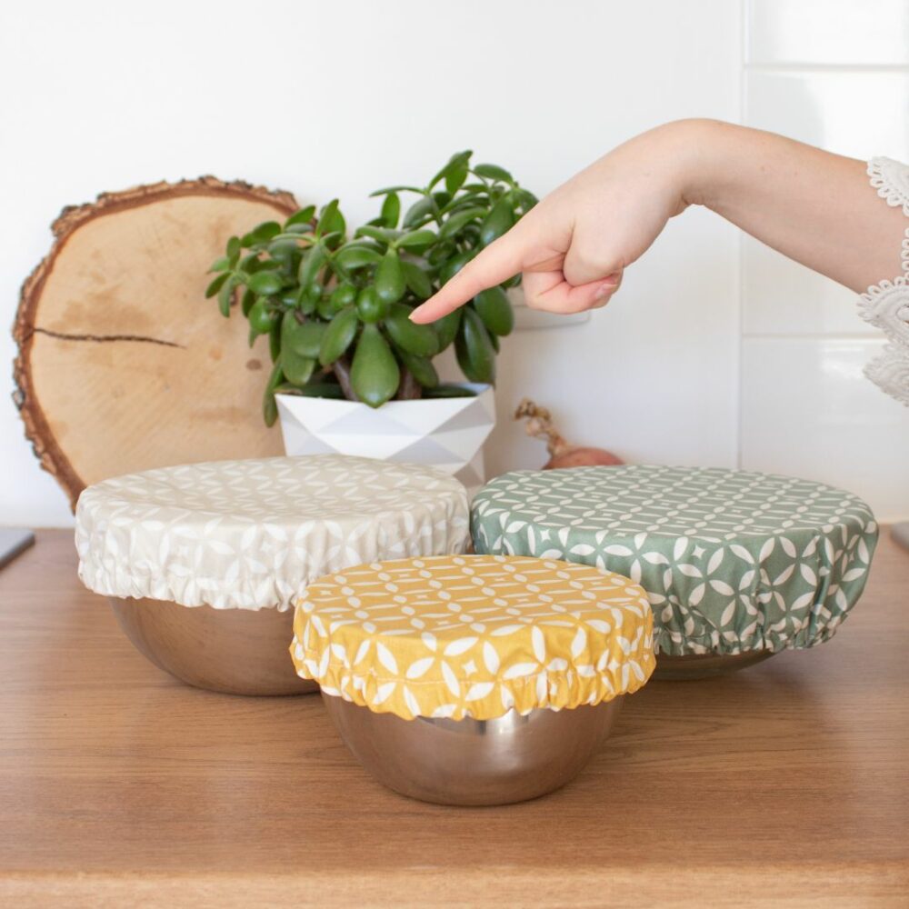 MAQIHAN Lot De 2 Protections Réutilisables Pour Panier à Pain Banneton En Tissu élastique Pour Lever Le Pain, La Pâte Aigre, Accessoires De Fabrication De Levain