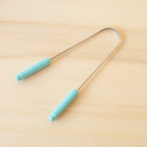Gratte langue bleu turquoise