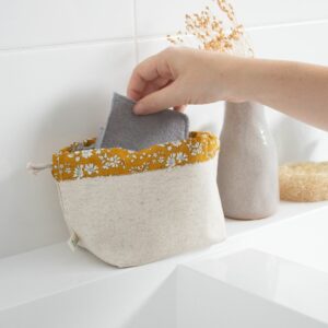 kit lingettes bébé liberty moutarde