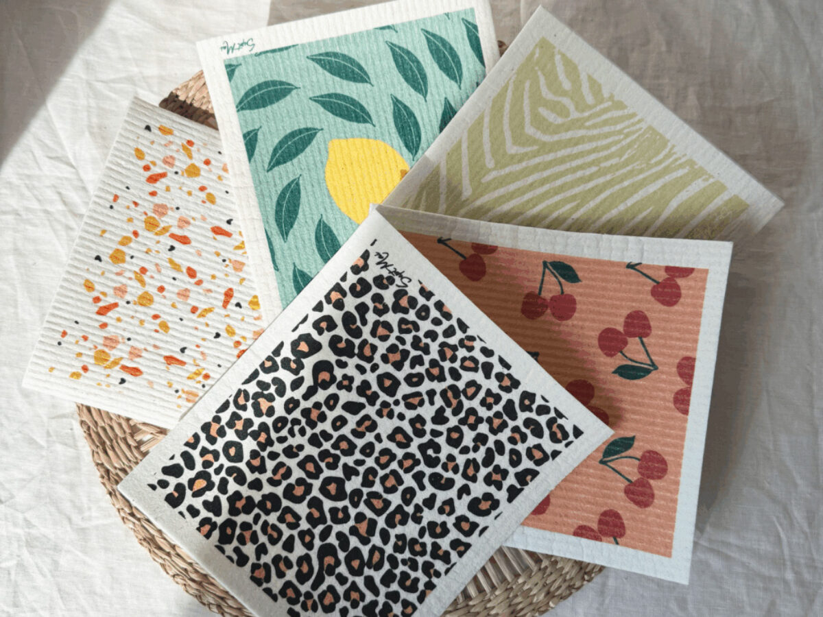 Carré d'éponge réutilisable Angie Be Green