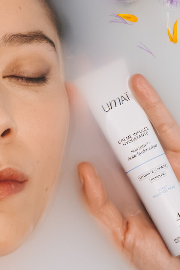 crème infusée hydratante Umaï close up