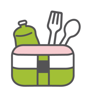 Accessoires repas réutilisables