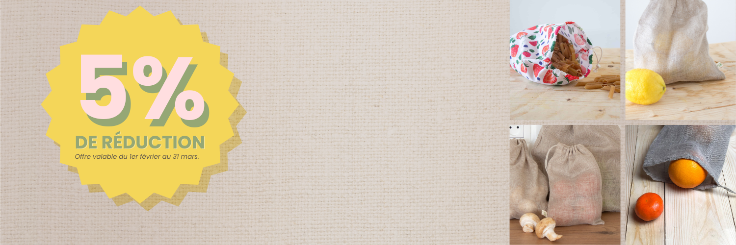 -5% sur la Collection Vrac & Réemploi
