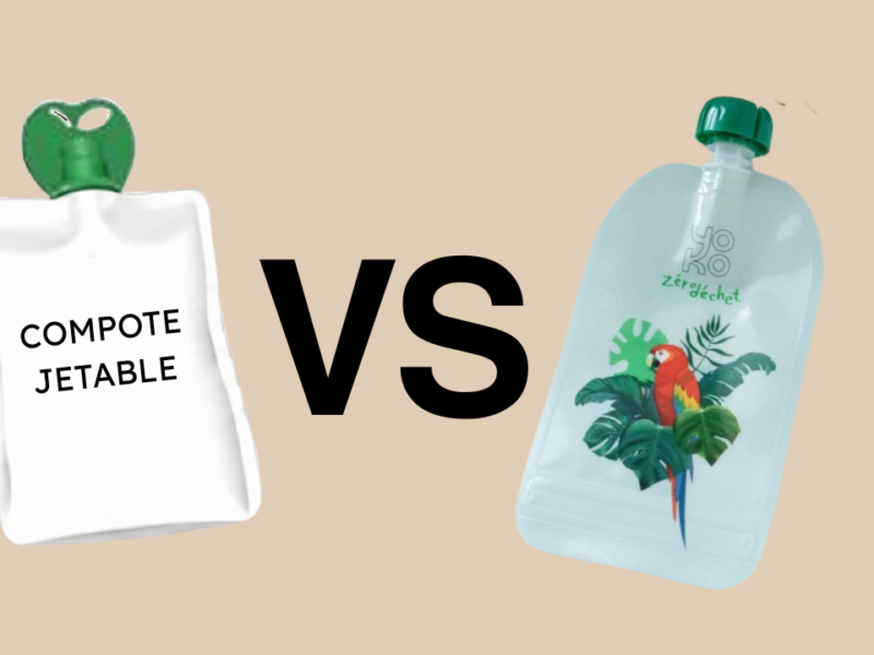 compote jetable vs reutilisable